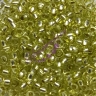 Бисер Чехия, огоньки пастельных тонов, зеленый, 78153