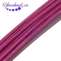 Проволока для цветов из капрона, 22 (0,7 мм), цвет: розовая, 5 м