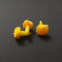 Сердцевины для цветов, 10 мм, цвет: желтый, 3 шт