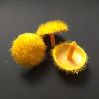 Сердцевины для цветов, 25 мм, цвет: желтый, 3 шт