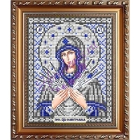 Схема для вышивки бисером "Персвятая Богородица Семистрельная" А5, 5040