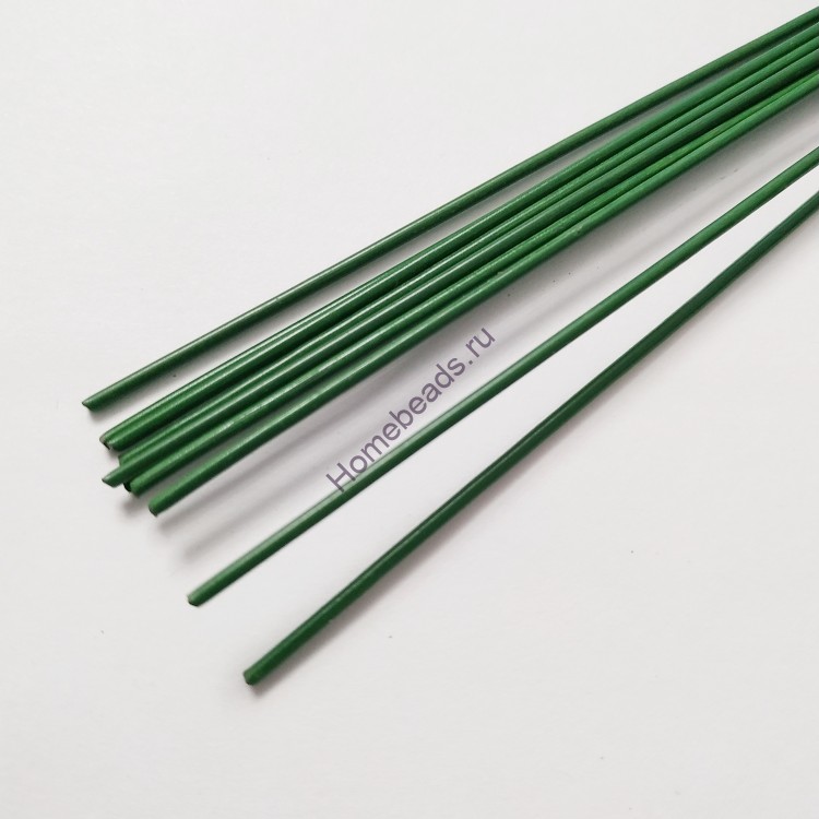 Проволока для цветов зеленая 1,4 мм