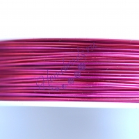 Проволока для бисероплетения 0,5 мм/20 м, розовая