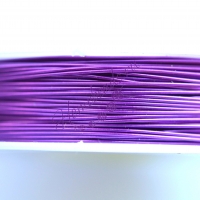 Проволока для бисероплетения 0,5 мм/20 м, фиолетовая