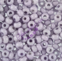 Бисер Чехия, керамика пастельных тонов, фиолетовый, 03121