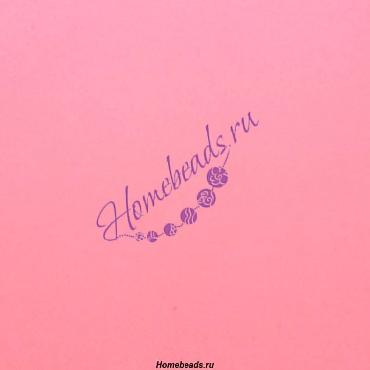 Фоамиран в листах 20*30 см цвет: розовый 2мм