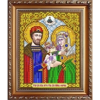 Схема для вышивки бисером "Святой Князь Петр и Святая Княгиня Феврония" А5, 5025
