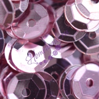 Пайетки круглой формы с эффектом "Металлик" 6 мм. Цвет: ZC -11 светло-розовый