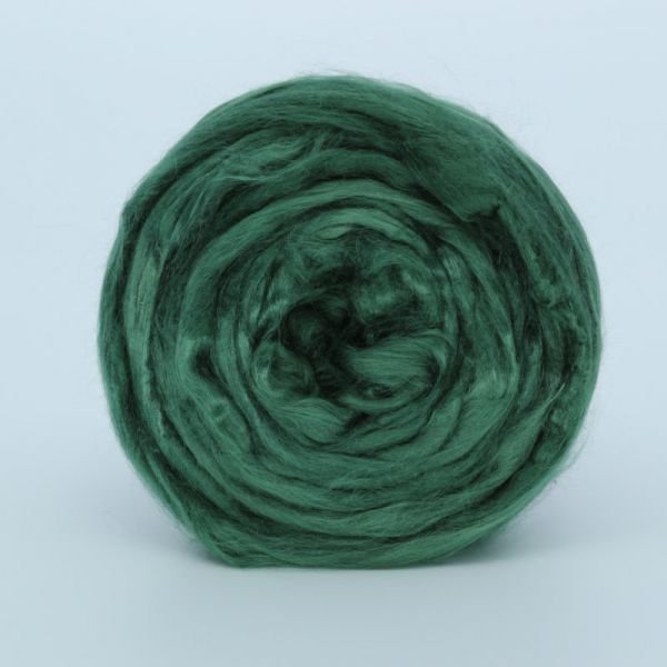 Гребенная лента для валяния (Вискоза) ТРО, 50гр цв. 0112 зеленый