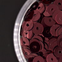 Пайетки плоские 4 мм (Италия), цвет: 4071 Bordeaux
