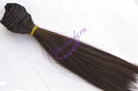 Тресс для волос, 15*100 см, темно-коричневые