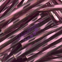 Стеклярус 27060tw, фиолетовый, 20 мм