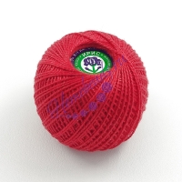 Нитки для вязания "Ирис" Цвет: 0906 красный мак