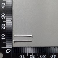 Пины-гвоздики, 18*0,7 мм, серебро 
