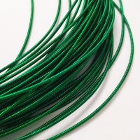 Канитель жесткая, цвет: темно-зеленый, 1.2 мм, 5 г
