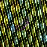  Стеклярус 59155-2,металлические цвета, ирис, 35 мм