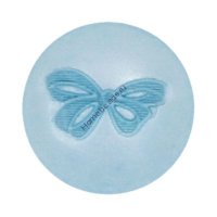 Пуговицы детские "Шар с бантиком" (7 мм), голубой, 5 шт