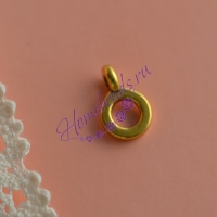 Бейл "Кольцо", Золото 13x3 мм, 3 шт