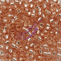 Бисер Чехия, огоньки пастельных тонов, розовый, 78185