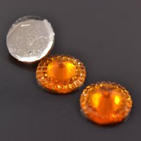 Стразы декоративные СХ21204, 12 мм, оранжевый
