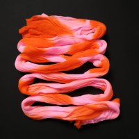 Многоцветный капрон для цветов, цвет: МК086 оранжево-розовый