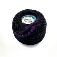 Пряжа для вязания "Ирис" Цвет: 420 черный 10г