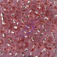 Бисер Чехия, огоньки пастельных тонов, розовый, 78193