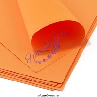 Фоамиран Цвет: оранжевый 0,5 мм