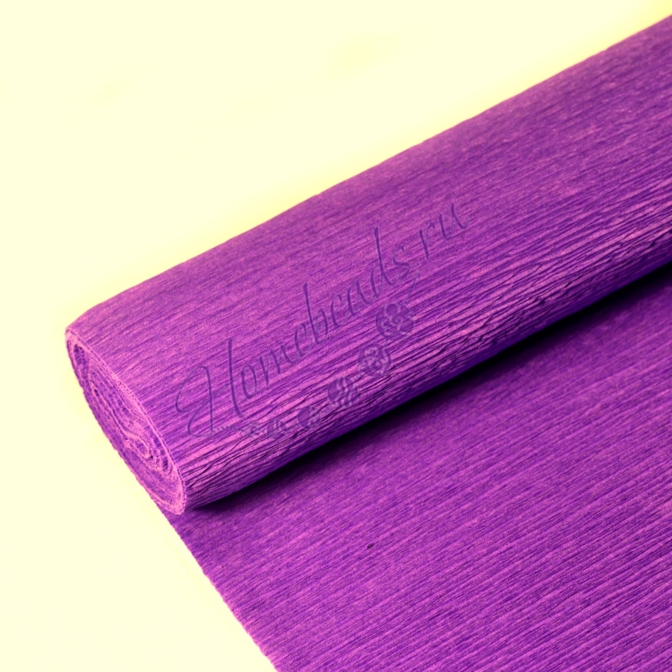 Бумага гофрированная фиолетовая №23 50*250см, Китай