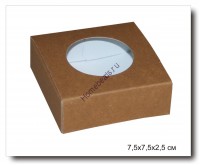 Коробочка для мыла c окном и откидной крышкой, К-0222