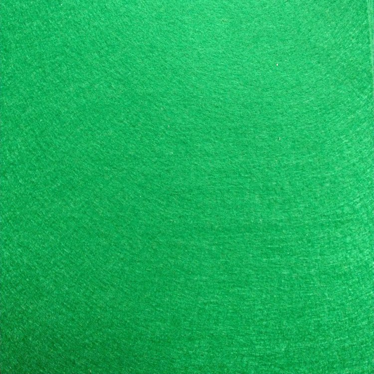 Фетр для рукоделия, жесткий, 1 мм, 20*30 см, зеленый