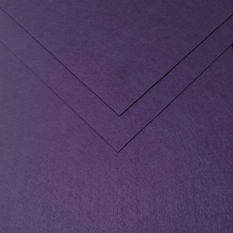 Фетр жесткий "Ideal" 1 мм, 20*30 см, фиолетовый 620