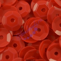 Пайетки круглой формы с глянцевым эффектом 6 мм. Цвет: ZTP-11 красный