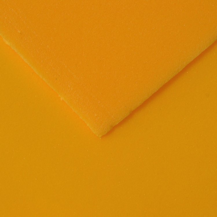 Фоамиран зефирный 1 мм 49х49см цв. темно-желтый