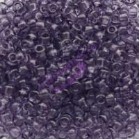 Бисер Чехия, 01621, прозрачный окрашенный, фиолетовый